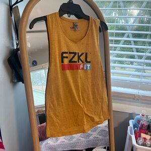 FZKL Fit Yellow Tank Top